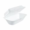 Dart Foam Hoagie Container with Removable Lid, 9.8x5.3x3.3, White, PK500 99HT1R